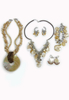 Mother of pearl & shell necklaces & earrings