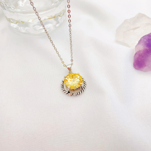 Yellow Gem Necklace